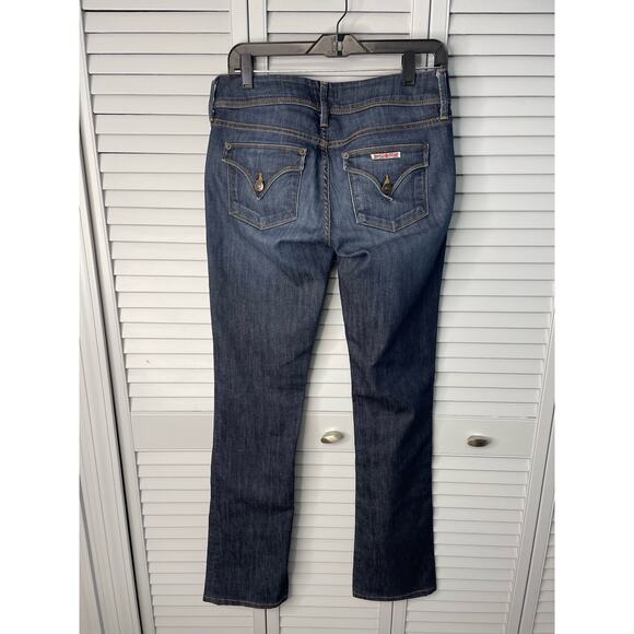 Hudson dark wash boot cut double button jeans women's size 28 - Picture 2 of 6